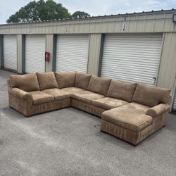 Light Brown Sectional Couch 