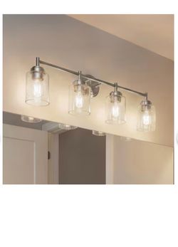 Kichler Winslow 30-in 4 Light Brushed Nickel Transitional Bathroom Vanity Light