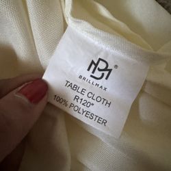 120” Round Tablecloths