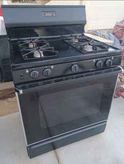 Ge black stove oven