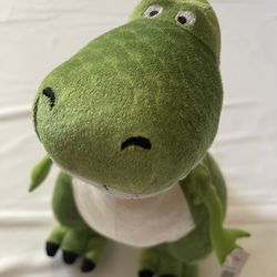 Disney Toy Story Pixar Dinosaur Rex Green Plush Stuffed Animal Toy 13"