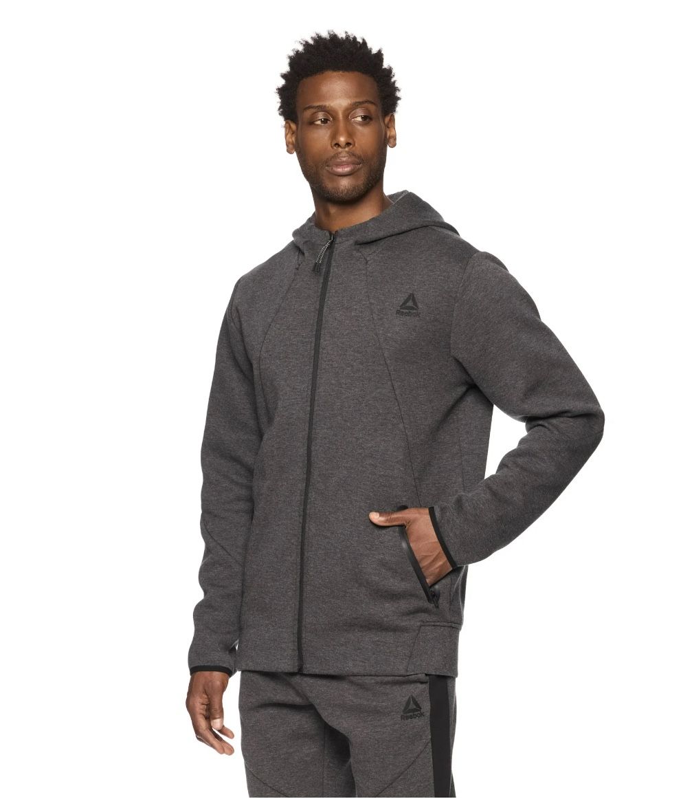 Reebok Mens Full Zip Hoodie