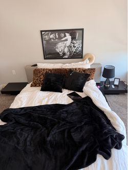 Bed frame/night stand