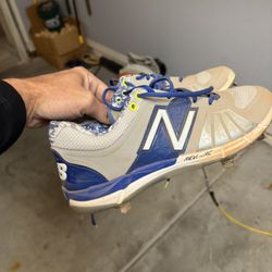 New Balance Sz 12 Metal Baseball Cleats