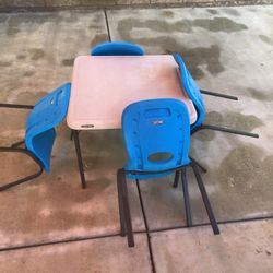 Kids Outdoor Table Set