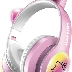 Hello Kitty Light Up Bluetooth Headphones