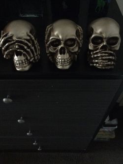 See No Evil Hear No Evil Speak No Evil Skulls