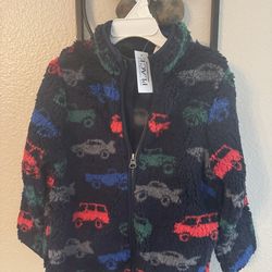 Boy's Toddler Sherpa Jacket Size 4T