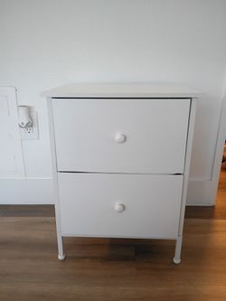2 Drawer Nightstands - White