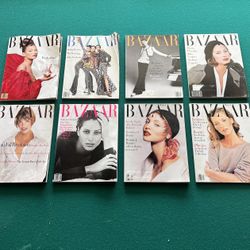 Extremely Collectible Vintage Fashion Magazine Lot Of 8 