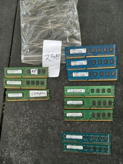 Mixed DDR3 Desktop RAM Sticks Lot