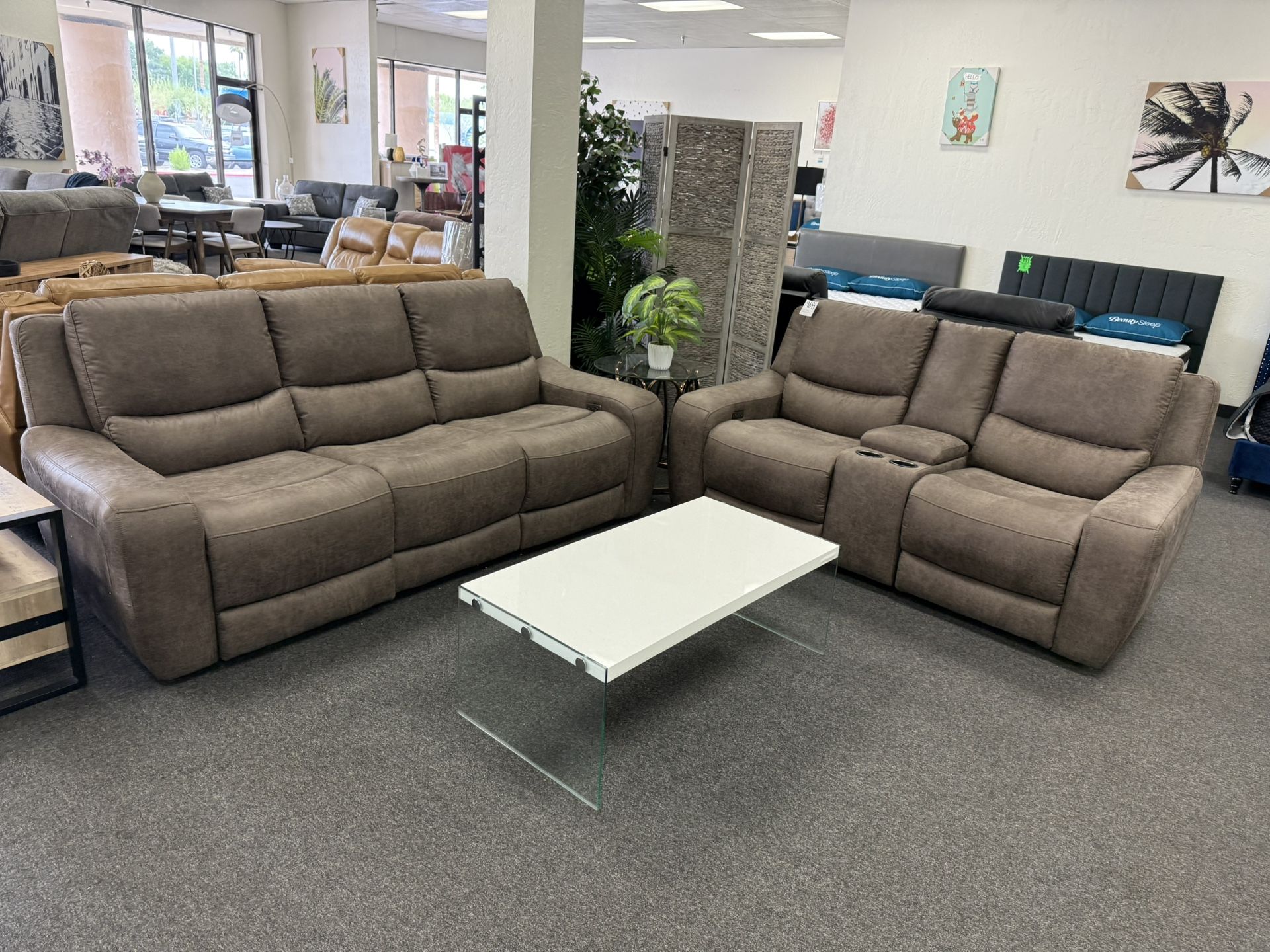 Sofa And Loveseat Power Reclining
