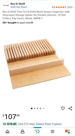 Knife Block Drawer Rev A Shelf