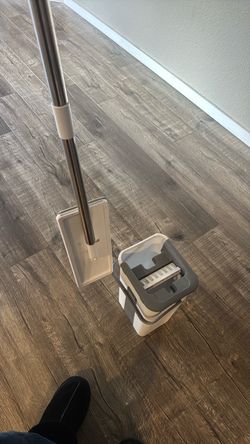 Flat Mop and Bucket Set