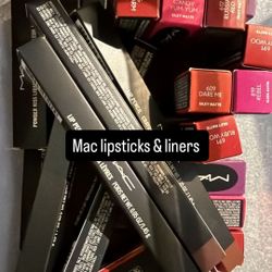 Mac Lipliners And Lipstick