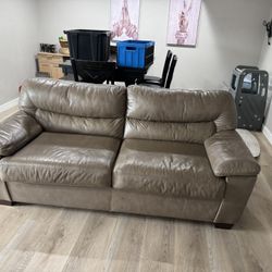 Leather Couch 