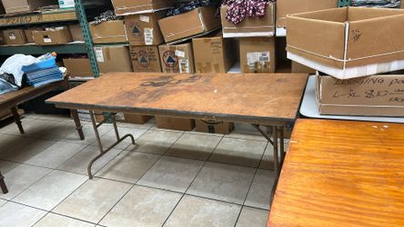 Wooden Foldable Table Used