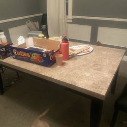 marble dining room table 