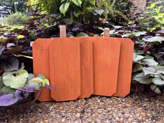 Custom Made Wooden Pumpkins 