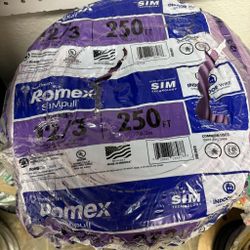 New Romex Wire 12/3 250ft