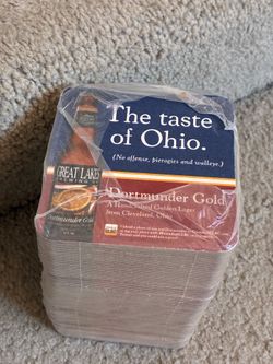 125 beer coasters Great Lakes BC the taste of Ohio SEALED