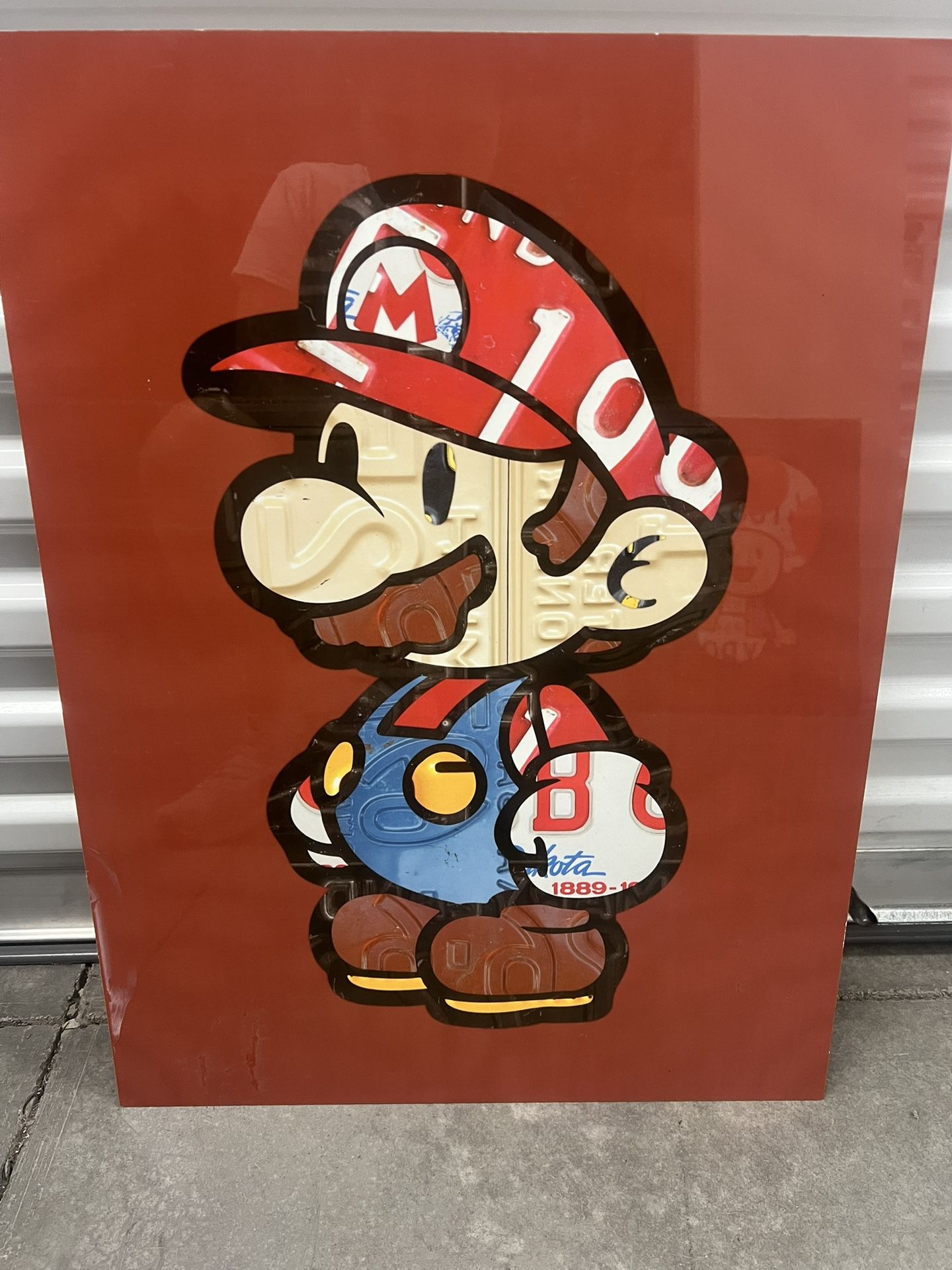 Mario Metal Wall Art – Glossy Finish