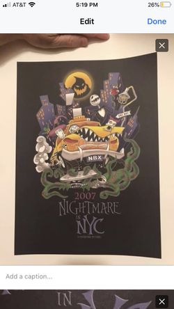 Poster, nightmare in NYC