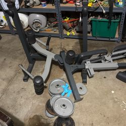 Weight Bench With Weights 