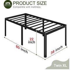 22” TWIN XL BED FRAME📣Crossroads 📣