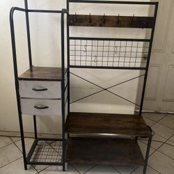 Entry Way Storage Rack
