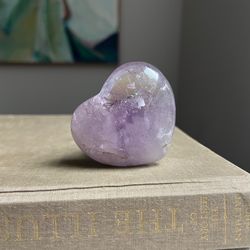 Amethyst Heart Carving ( firm on price )