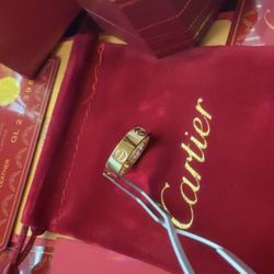 Cartier Love Ring Size 7 And 9 Available. Brand New With Box, Bag, Certificate. HIGH QUALITY 