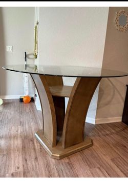 Tall dining table 53 wide and 33 tall