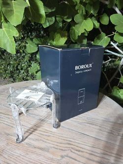 BOROUX Legacy Compact Water Folter System with Stainless Steel Stand