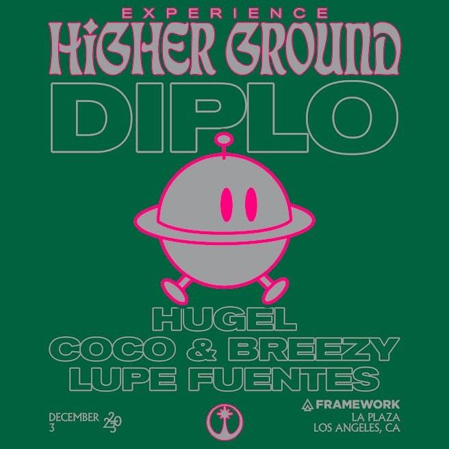 Higher Ground Diplo Sunday Dec 3rd