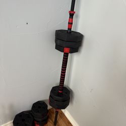 Adjustable Home Barbell Set