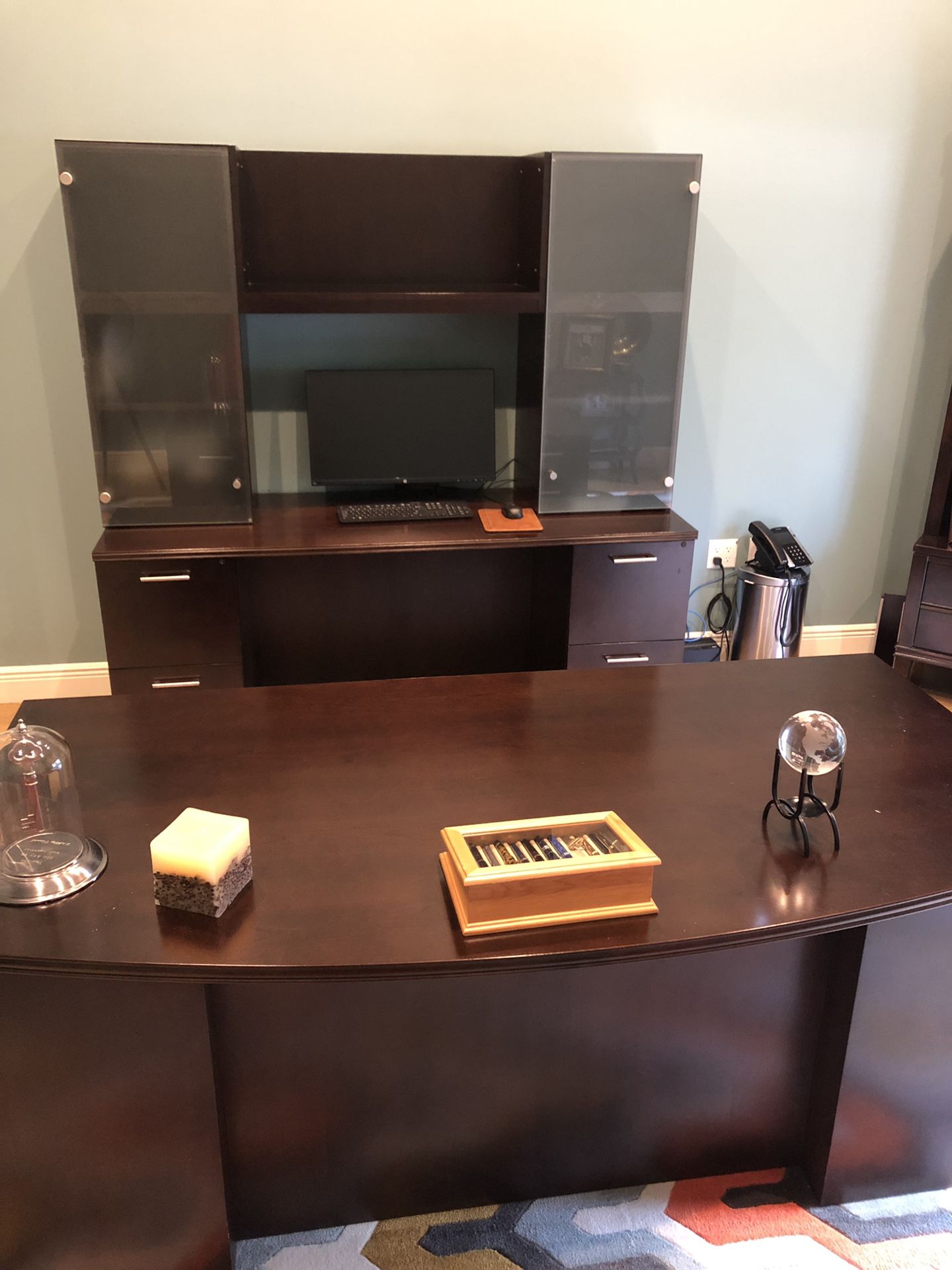 Beautiful cherry wood office furniture
