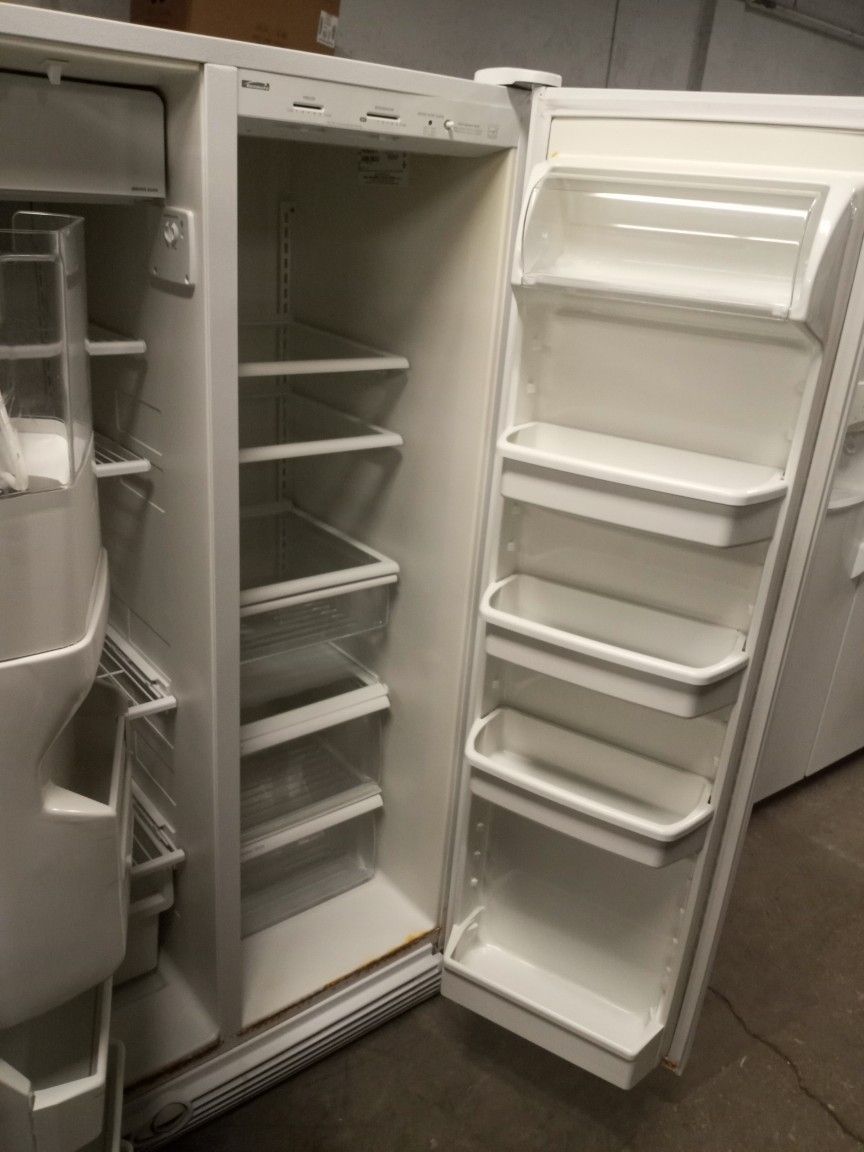 KENMORE SIDE BY SIDE DOORS FRIDGE 36IN WORKING PERFECT W/60 DAYS WARRANTY 🔥🔥SALE 🔥🔥