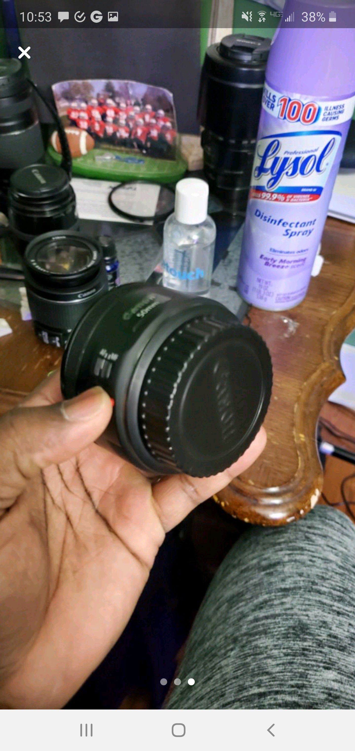 Canon 50mm mark 1 1.8 lens