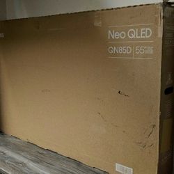55 Inch Neo QLED QN85D Samsung Smart TV 4K UHD with 120 Hz.. New in the box with warranty.