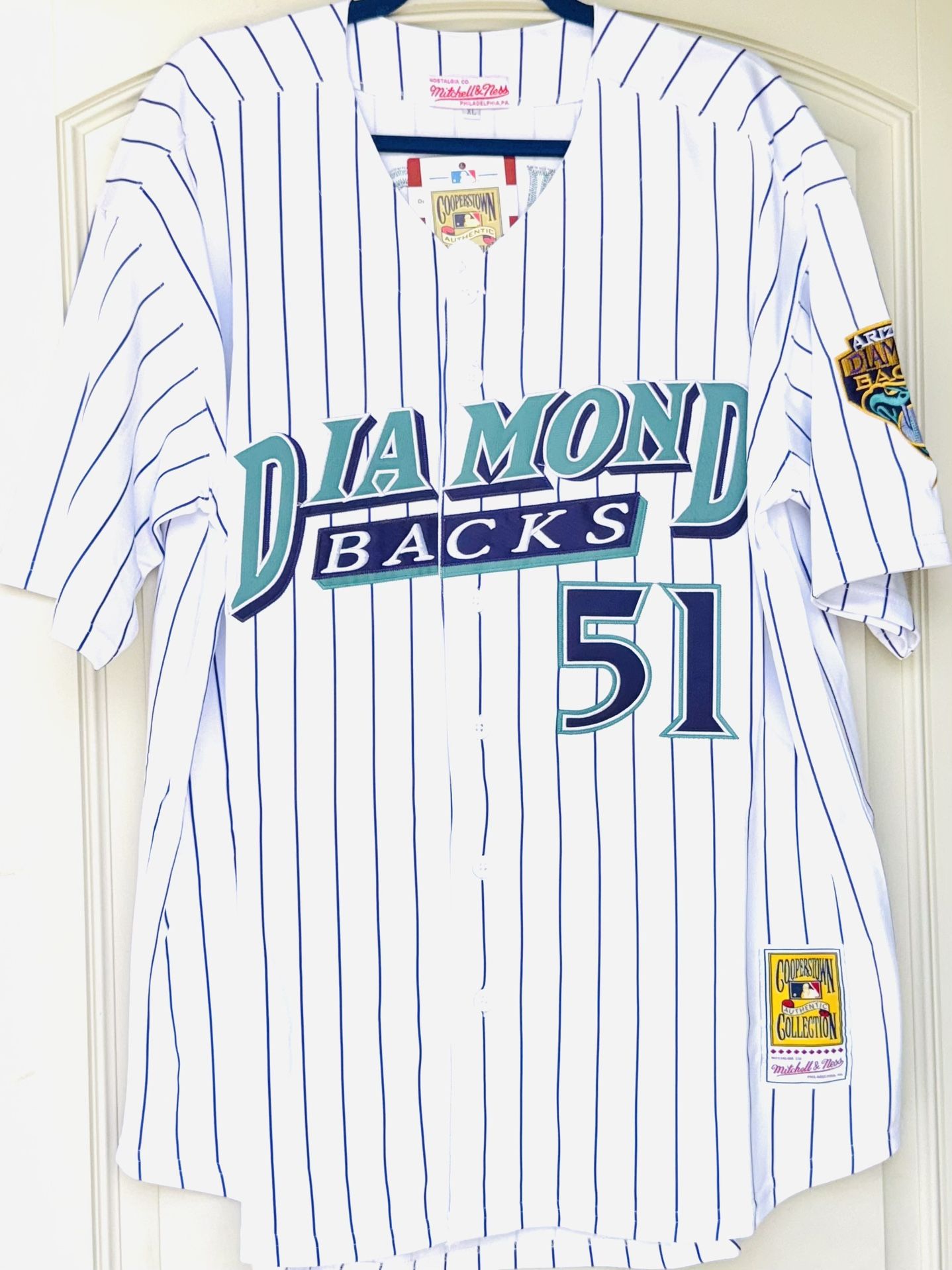 2XL - DBACKS #51 RANDY JOHNSON JERSEY