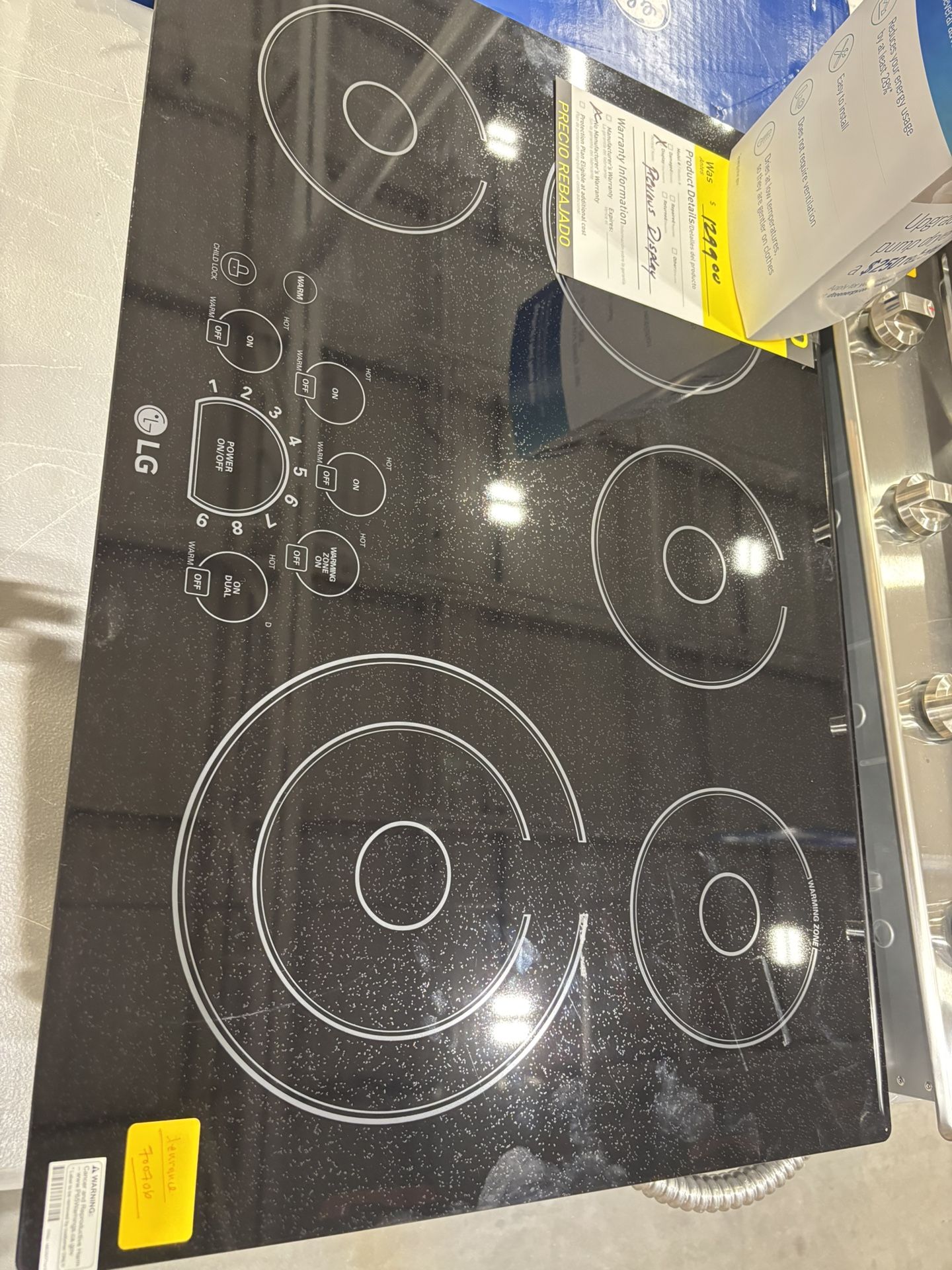 Cooktop Electric 30” Glass Top Touchless