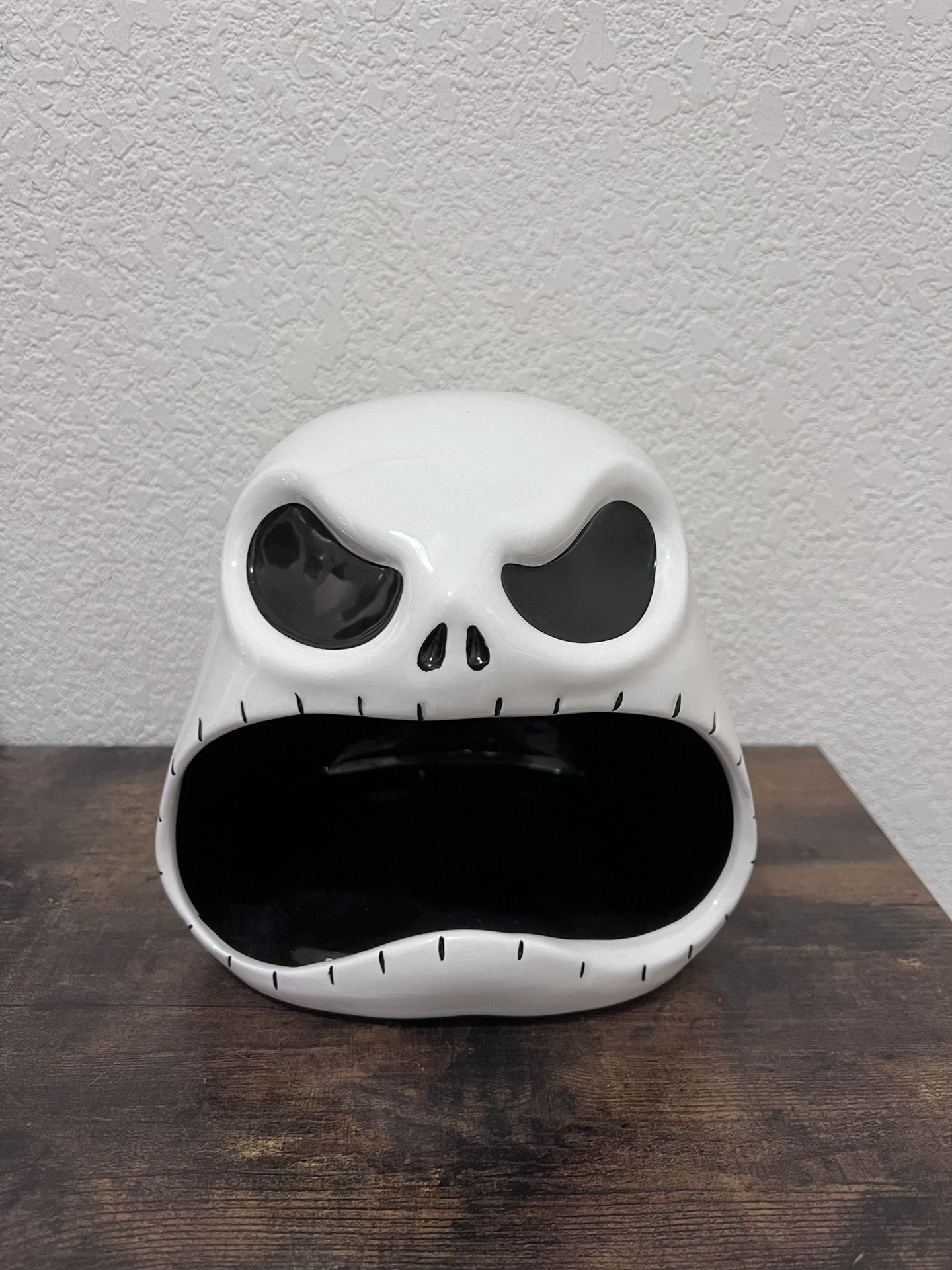 Disney Jack The Skeleton Nightmare Before Christmas Candy Bowl/Jar/Canister Halloween 