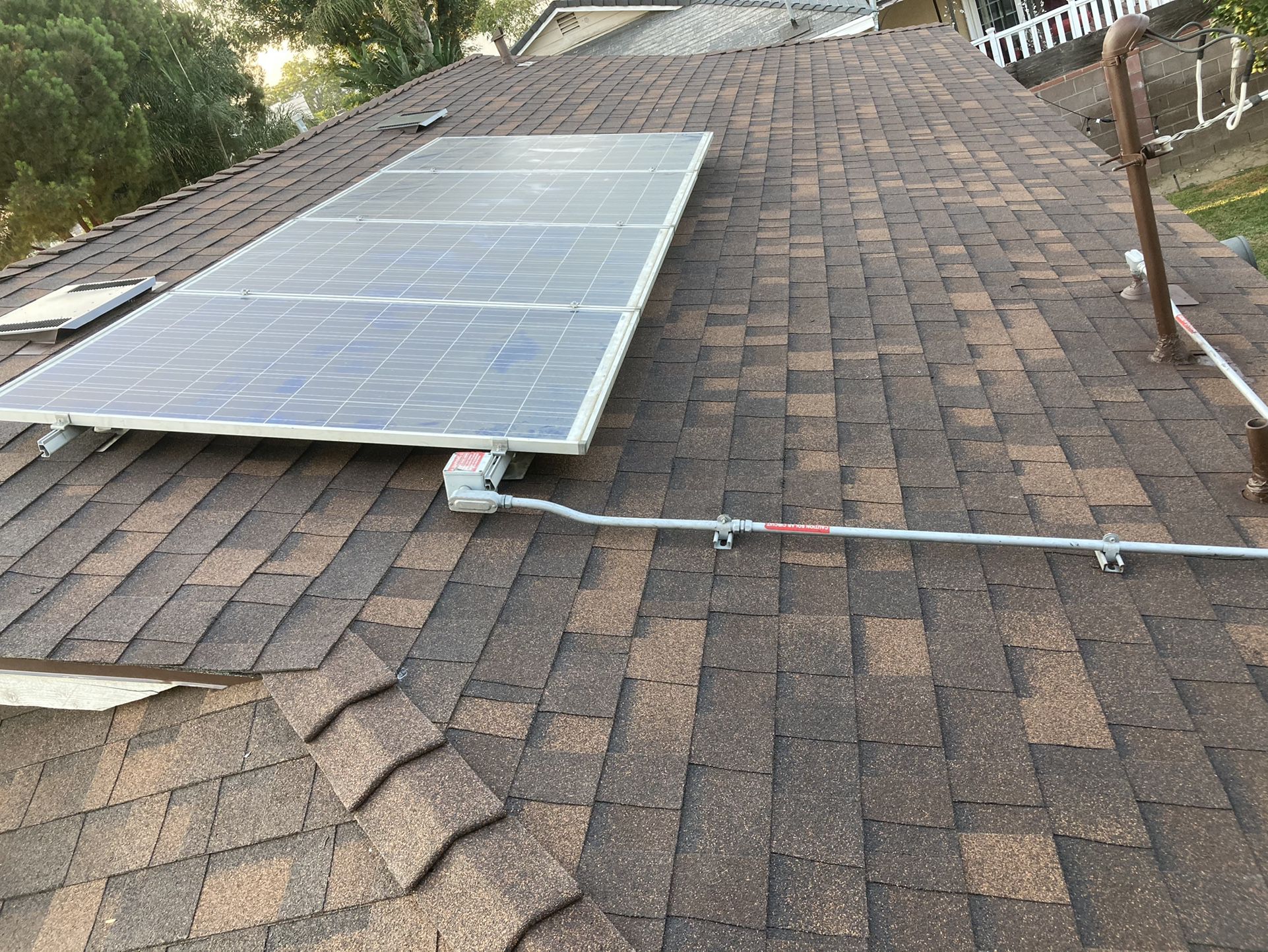 Installed Roofing And Solar System 