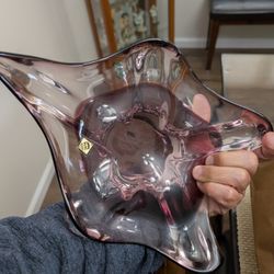 Purple crystal Dish
