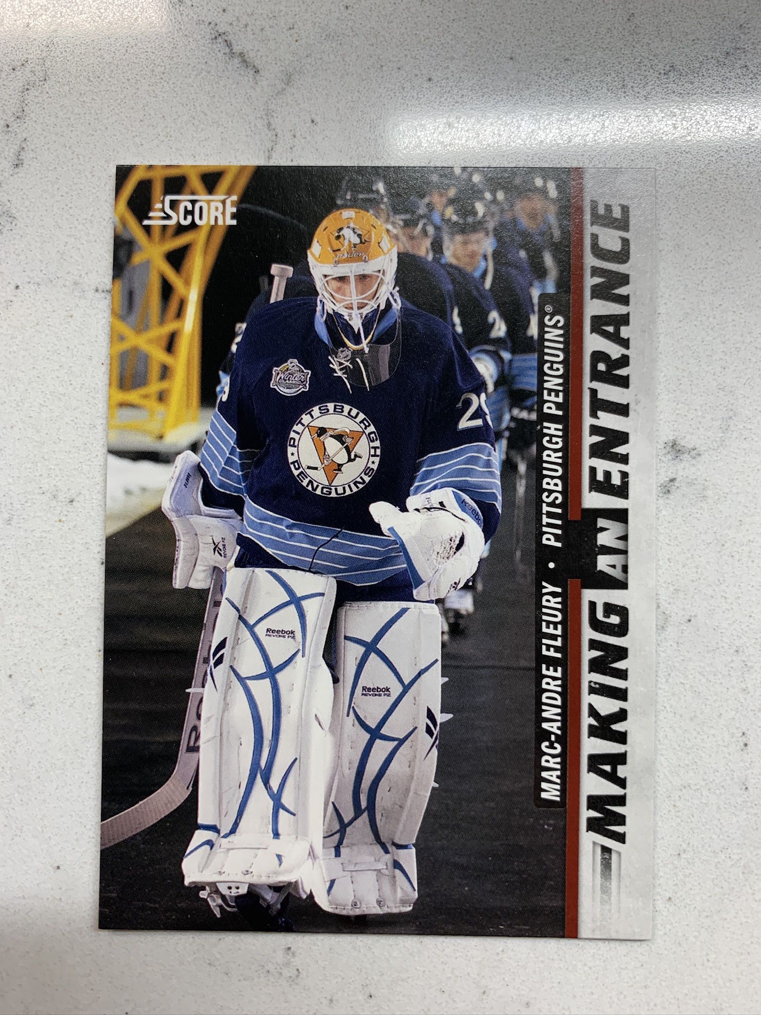 2011-12 Score Making An Entrance Marc-Andre Fleury #5