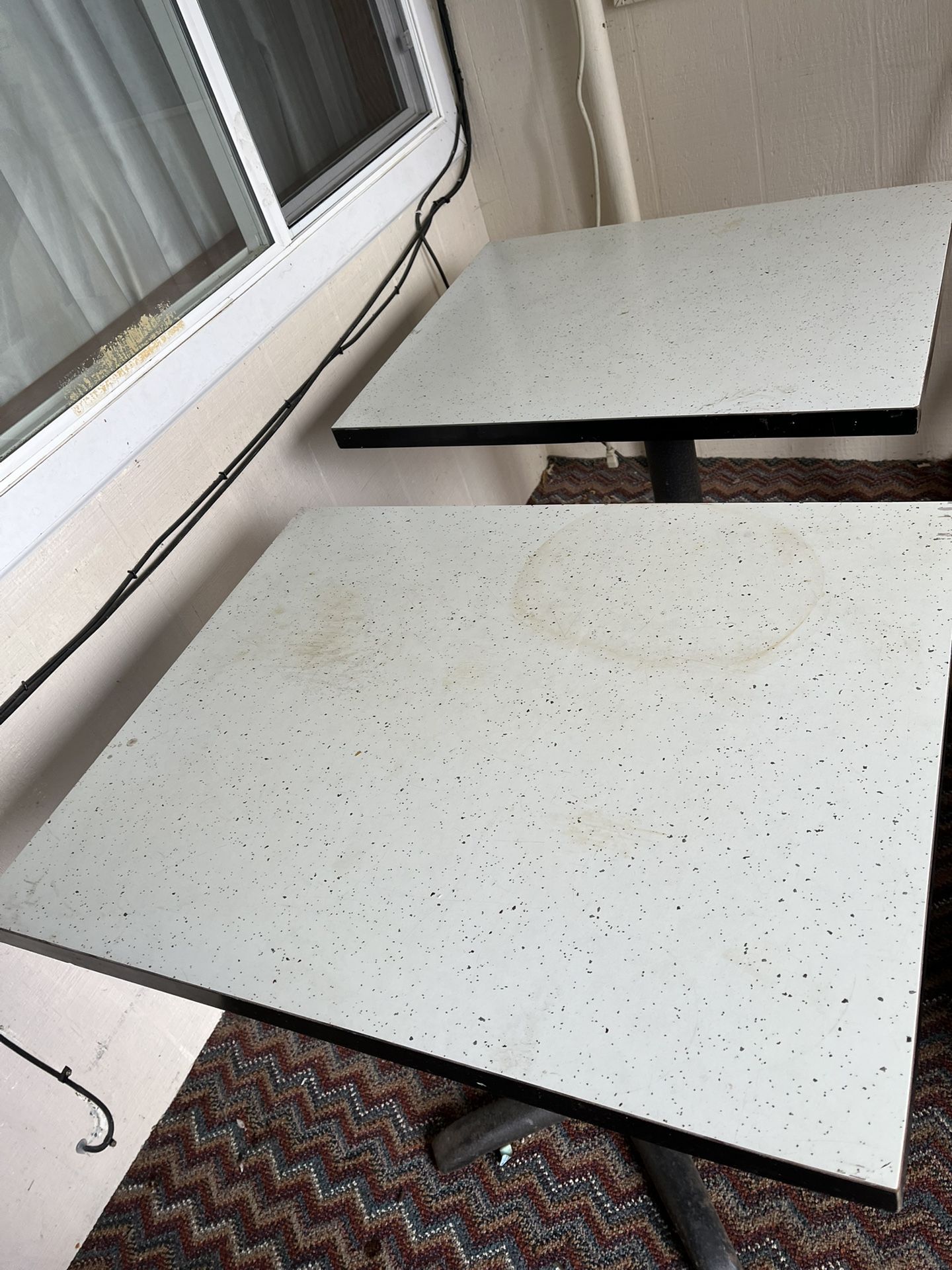 Vintage Restaurant Tables - $25 Each Or 40 For Both