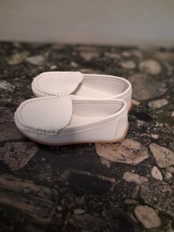 White Toddler Slip-On Loafers