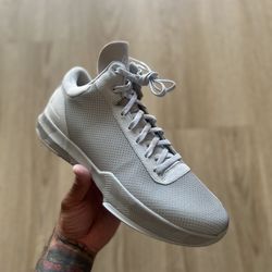 Brandblack Rare Metal Reflective Silver Basketball Shoes Size 11 Suede Premium