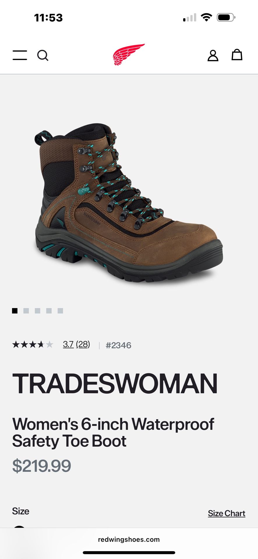 Red Wing Boots Brand New